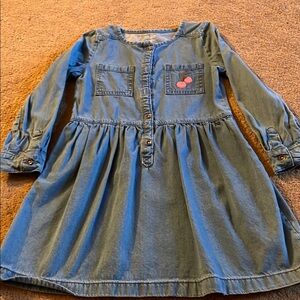 Blue Denim Kids Dress